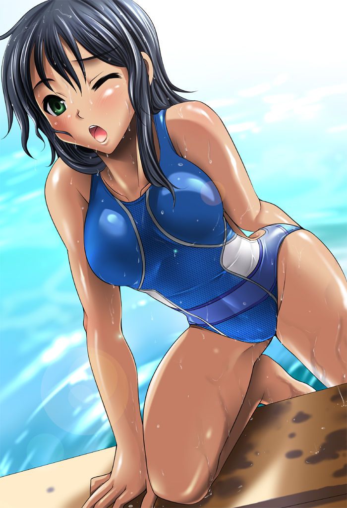 Second erotic image of a girl wearing a swimsuit 9