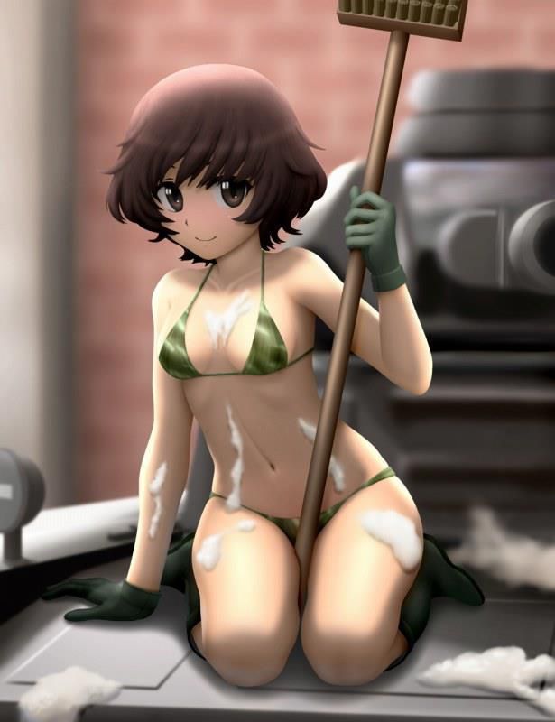 [Girls und Panzer] Akiyama Yukari (Akiyama Yukari)-chan photo gallery and Stripped Photoshop Vol. 2 11