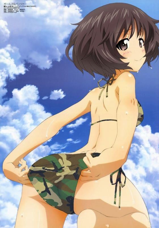 [Girls und Panzer] Akiyama Yukari (Akiyama Yukari)-chan photo gallery and Stripped Photoshop Vol. 2 14