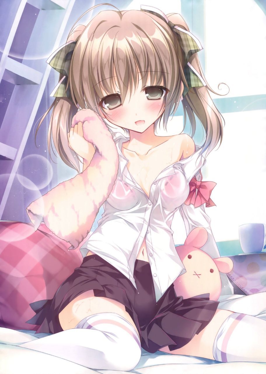 Secondary erotic image of the girl has become a naughty thing to see through underwear and clothes [second order] [transparent] 26