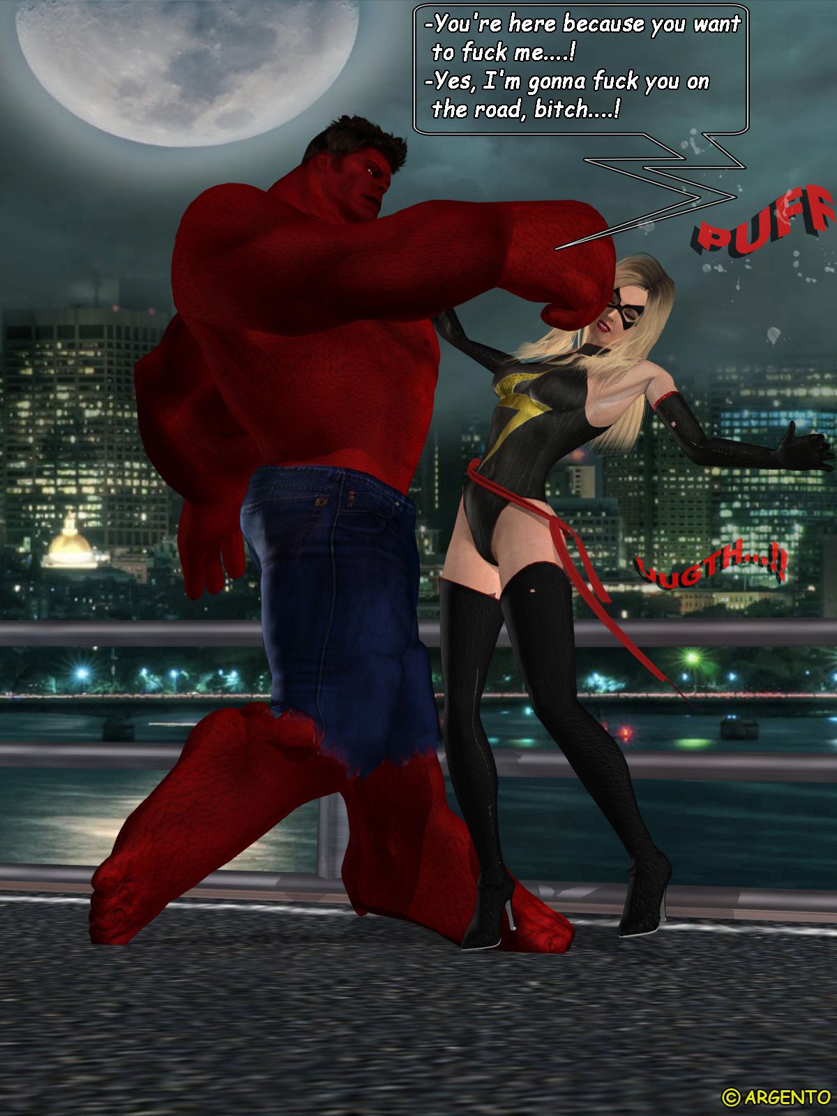 Ms. Marvel vs Red Hulk "The Return of Red Hulk" 10