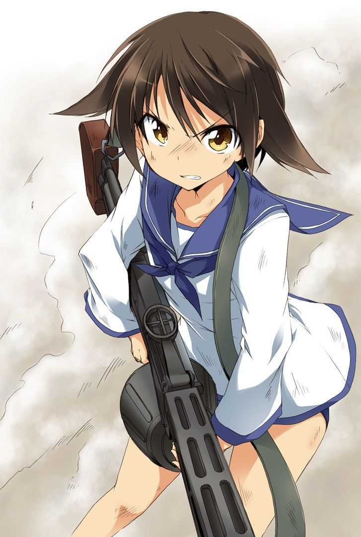 [2nd] Secondary image of a cute girl with firearms [non-erotic] 14