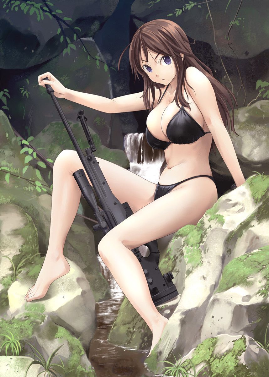 [2nd] Secondary image of a cute girl with firearms [non-erotic] 15