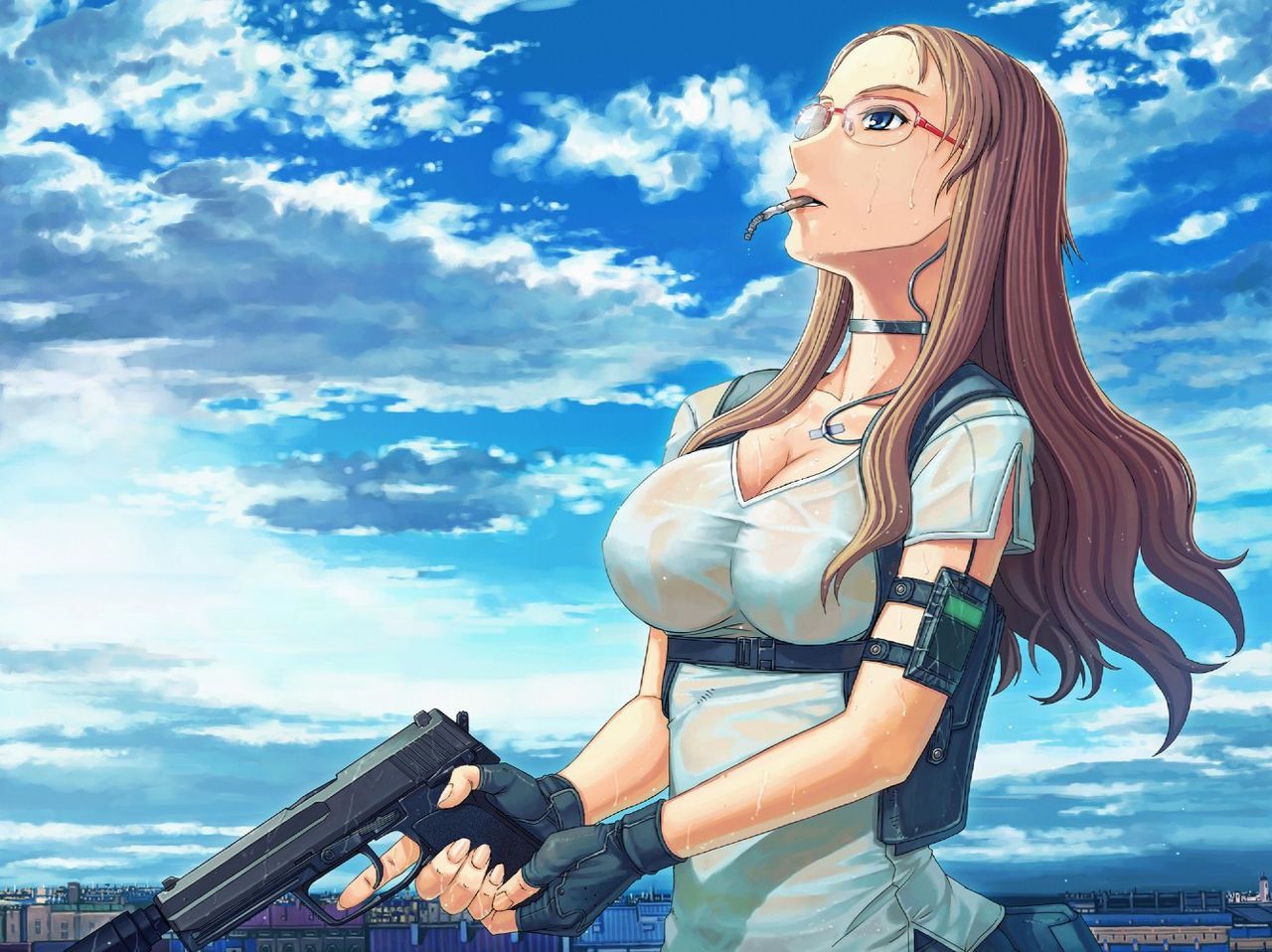 [2nd] Secondary image of a cute girl with firearms [non-erotic] 19