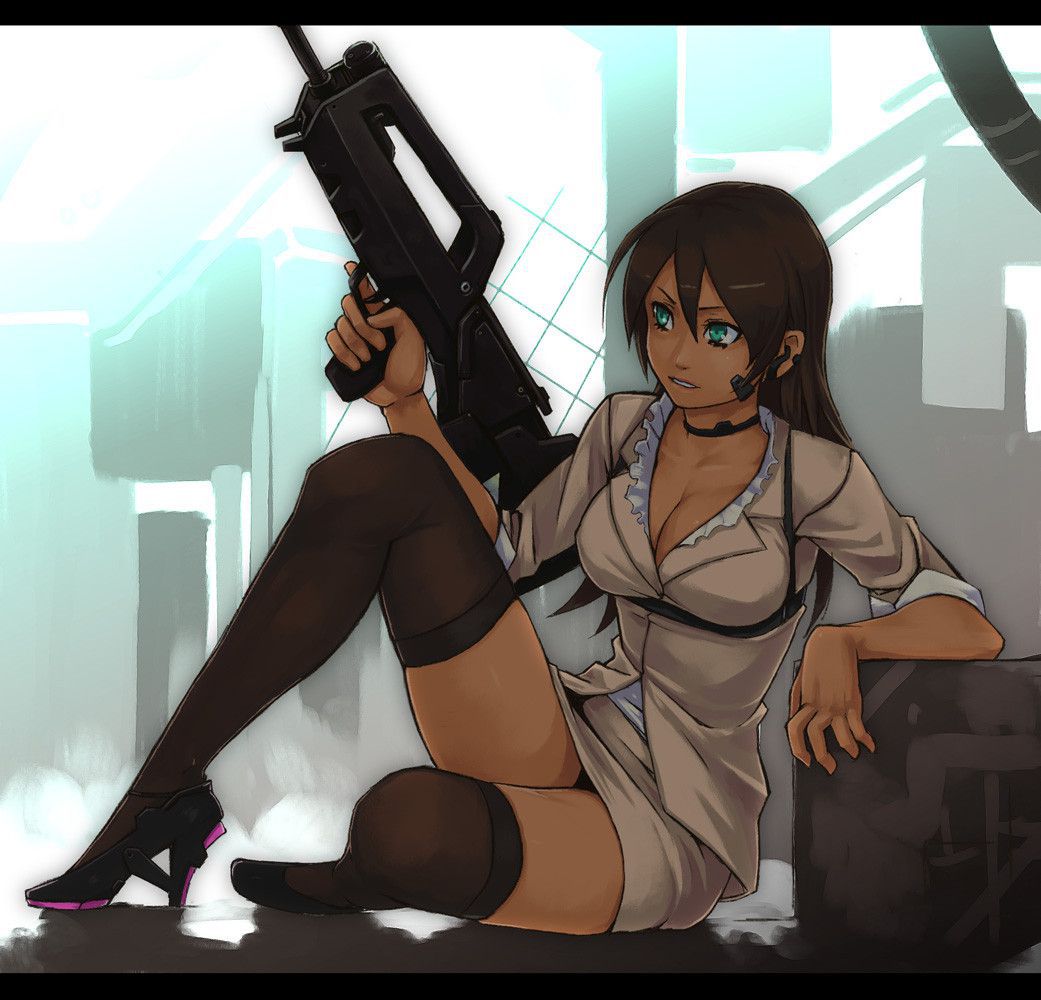 [2nd] Secondary image of a cute girl with firearms [non-erotic] 7