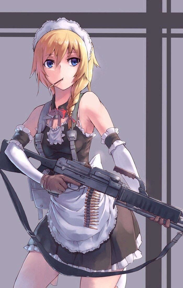 [2nd] Secondary image of a cute girl with firearms [non-erotic] 8