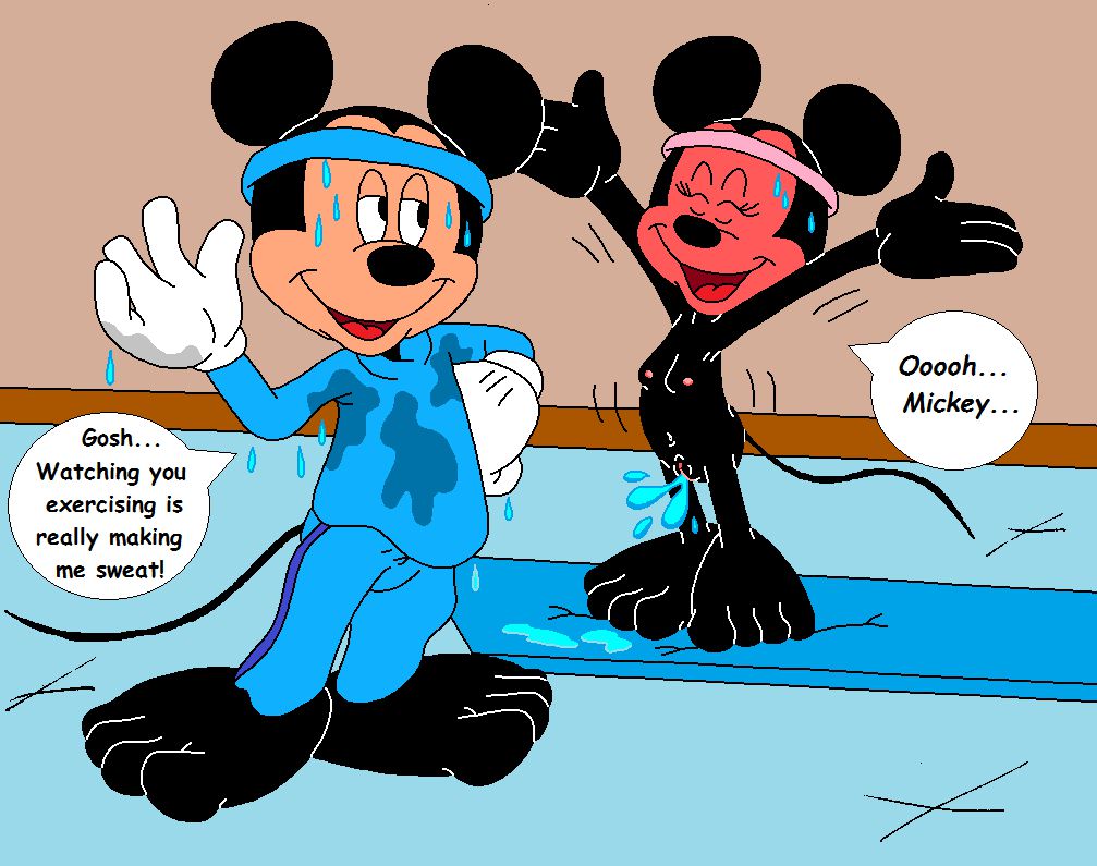 Mickey & Minnie - Gym Practice [in progress] 22