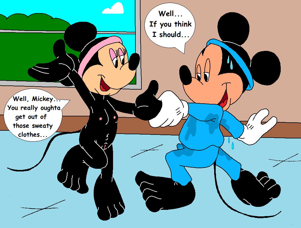 Mickey & Minnie - Gym Practice [in progress] 23