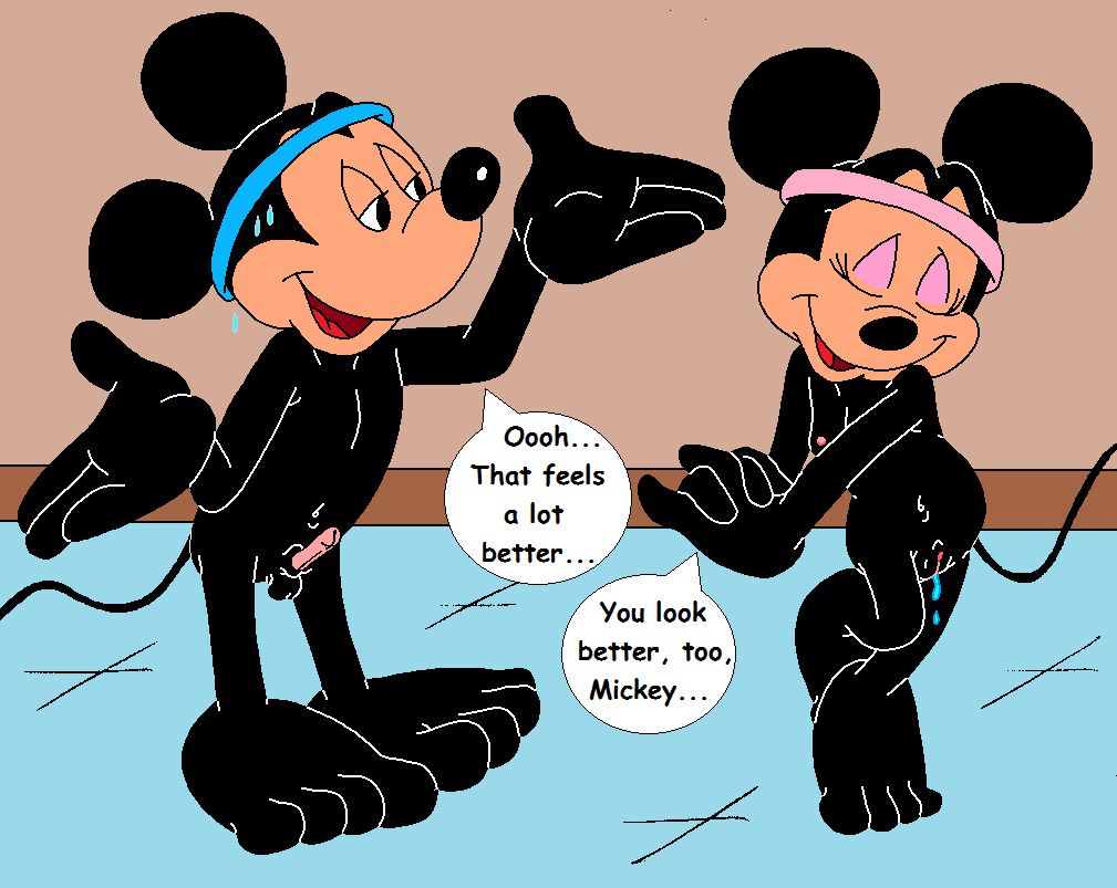 Mickey & Minnie - Gym Practice [in progress] 24