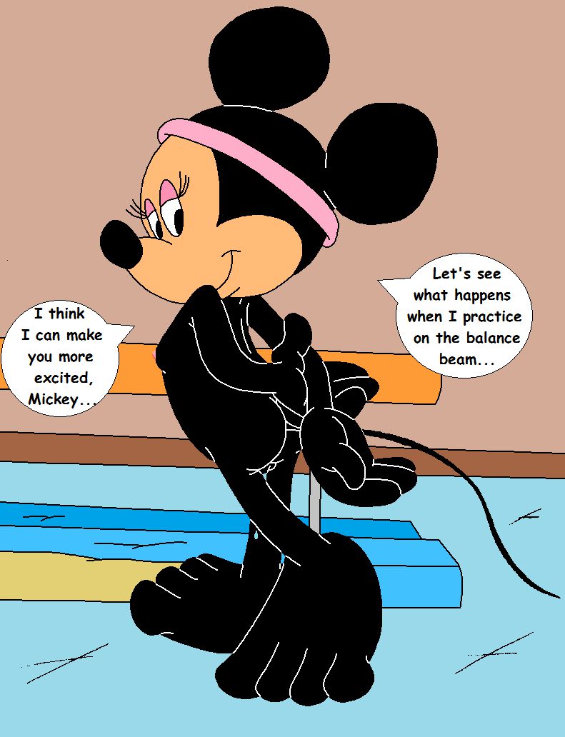 Mickey & Minnie - Gym Practice [in progress] 25