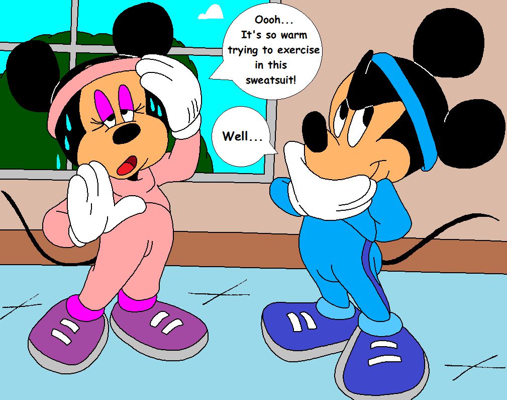 Mickey & Minnie - Gym Practice [in progress] 3