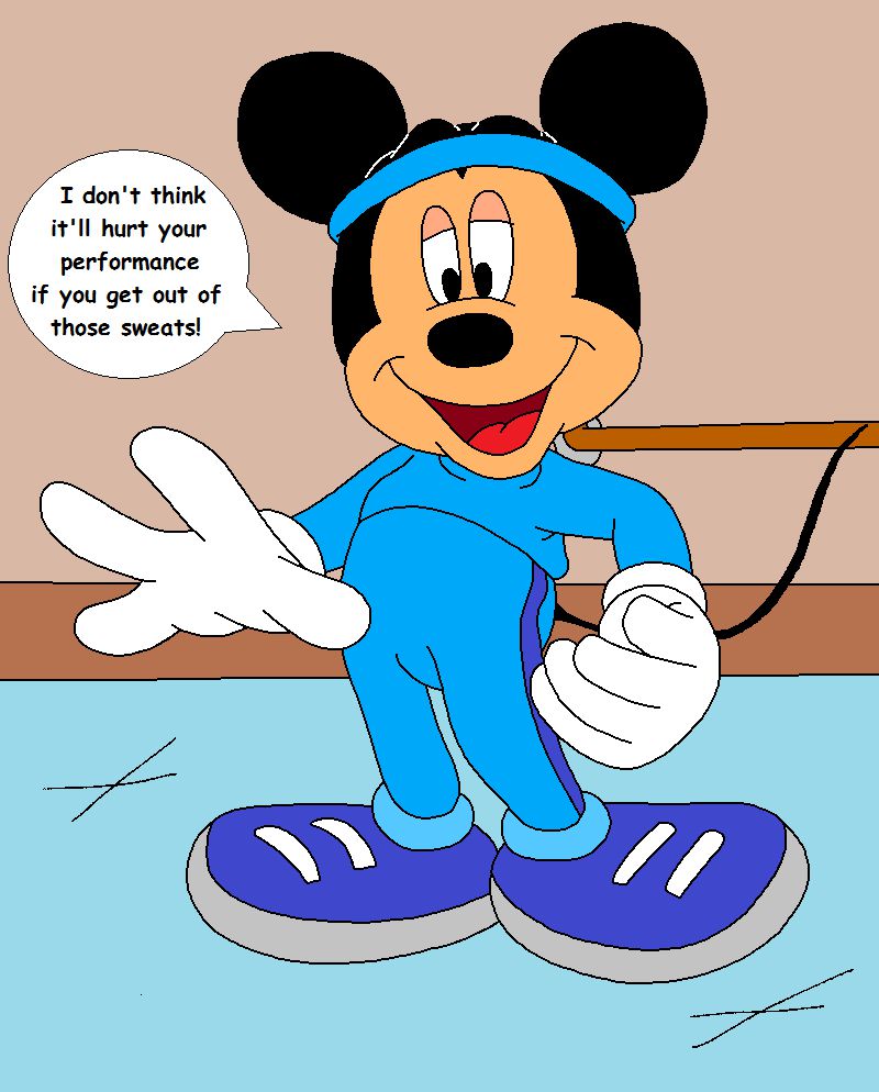 Mickey & Minnie - Gym Practice [in progress] 4