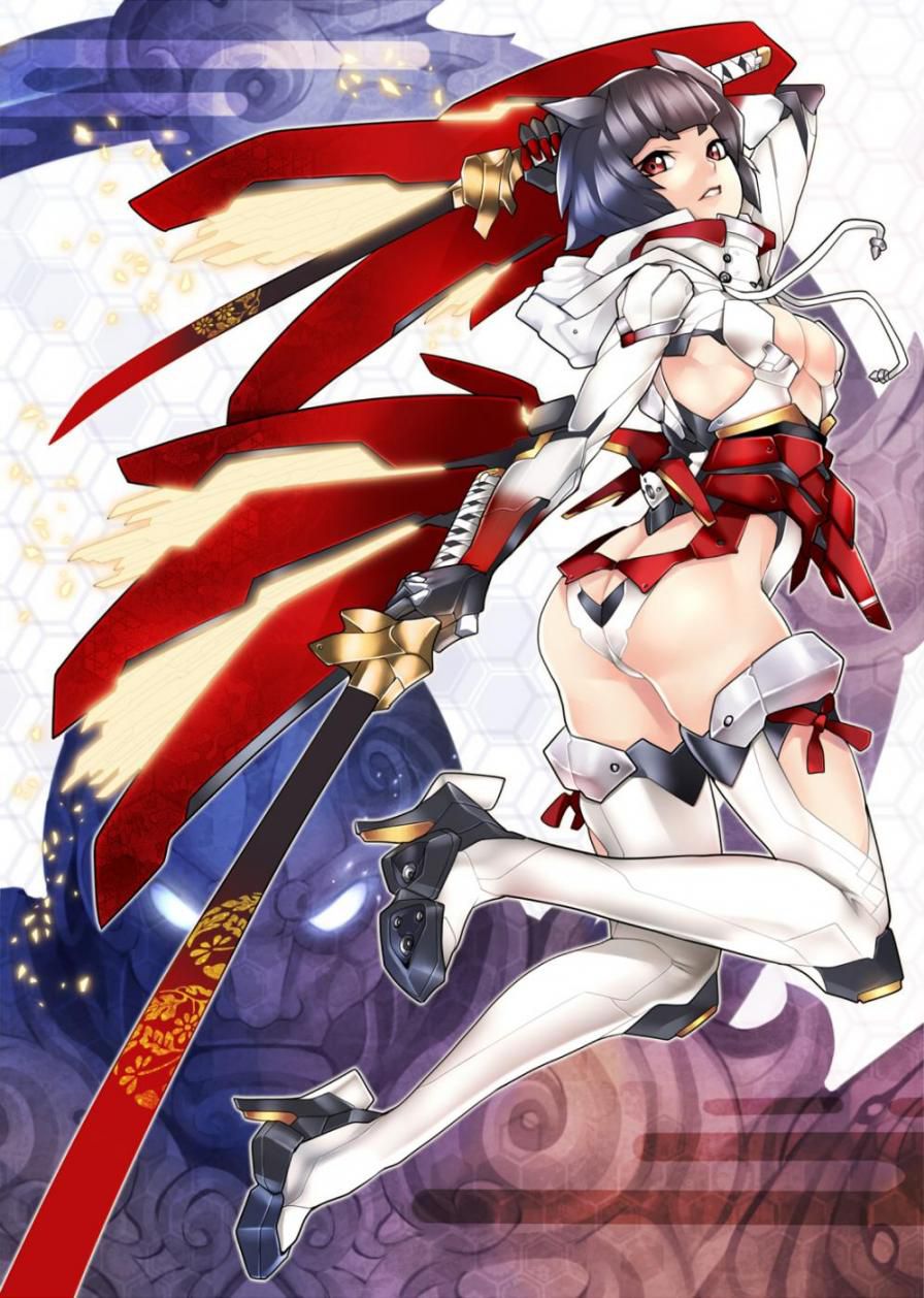 [Secondary erotic] Second erotic images of girls with weapons 1 [swords, etc.] 16