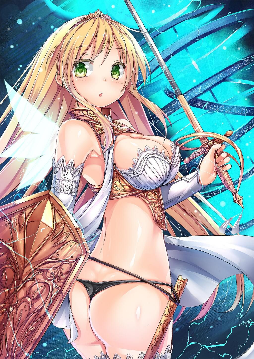 [Secondary erotic] Second erotic images of girls with weapons 1 [swords, etc.] 32