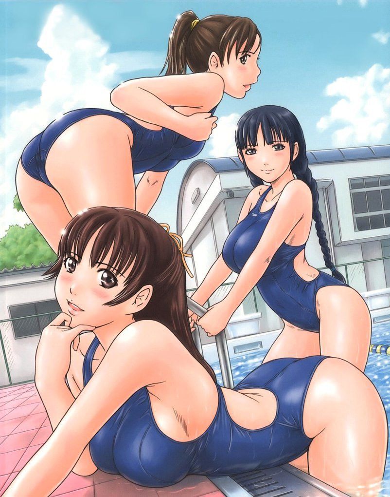 The second erotic picture of the girl in a cute cute school swimsuit wwww part4 15