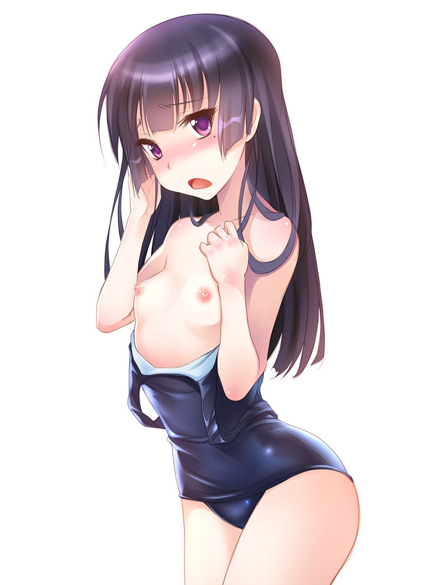 The second erotic picture of the girl in a cute cute school swimsuit wwww part4 37