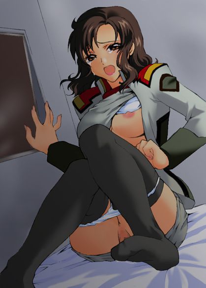 Erotic image of Marieux Ramias with an ahe face about to fall for pleasure! 【Mobile Suit Gundam SEED】 12