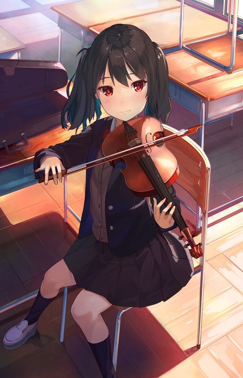 Secondary image of a cute girl with a musical instrument Part 4 [non-erotic] 10