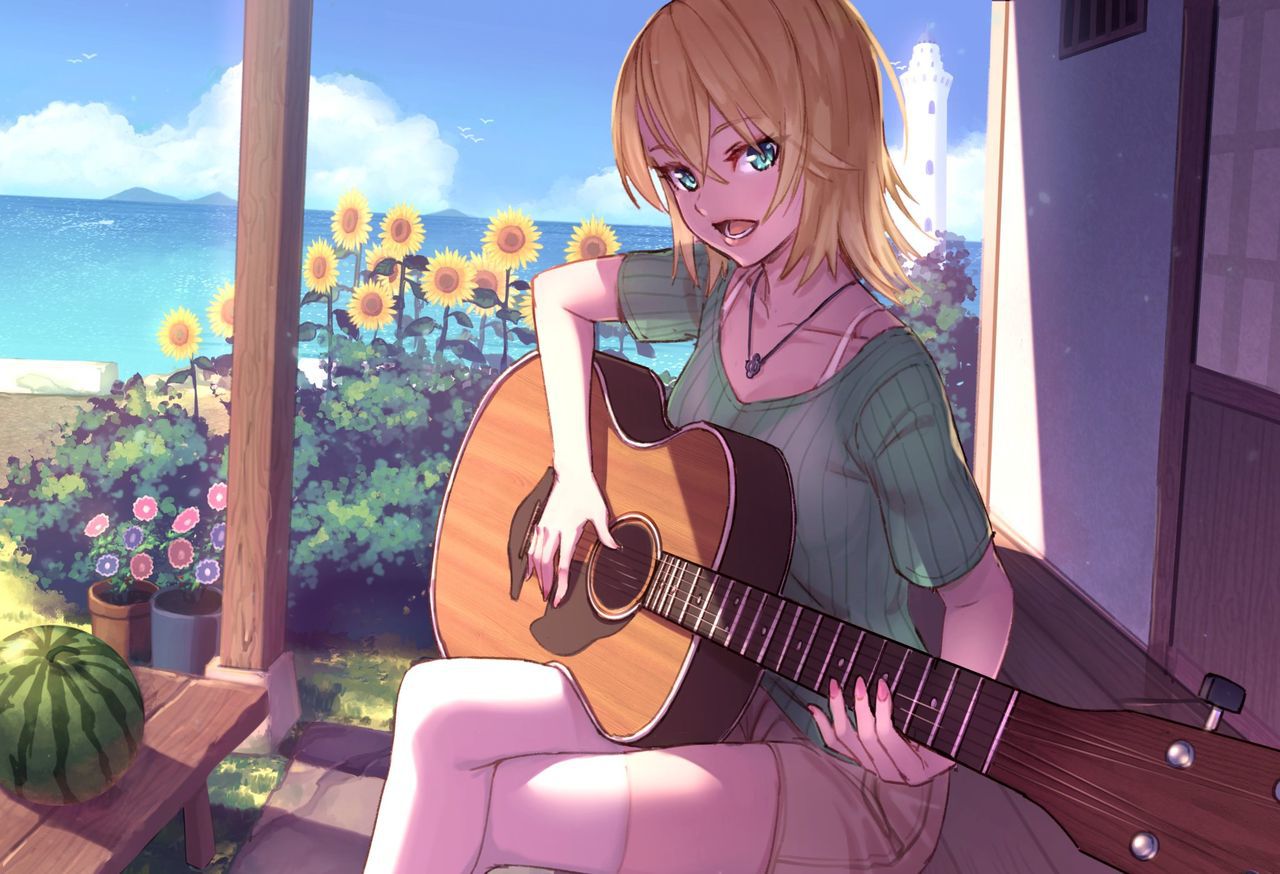 Secondary image of a cute girl with a musical instrument Part 4 [non-erotic] 16