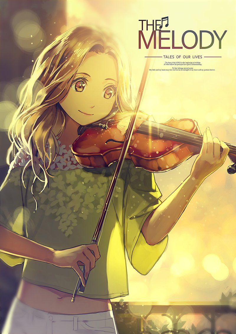 Secondary image of a cute girl with a musical instrument Part 4 [non-erotic] 2