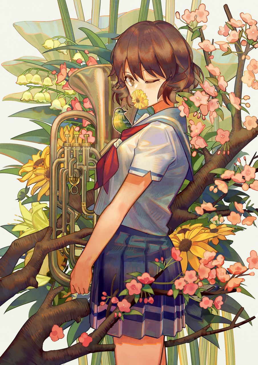 Secondary image of a cute girl with a musical instrument Part 4 [non-erotic] 21