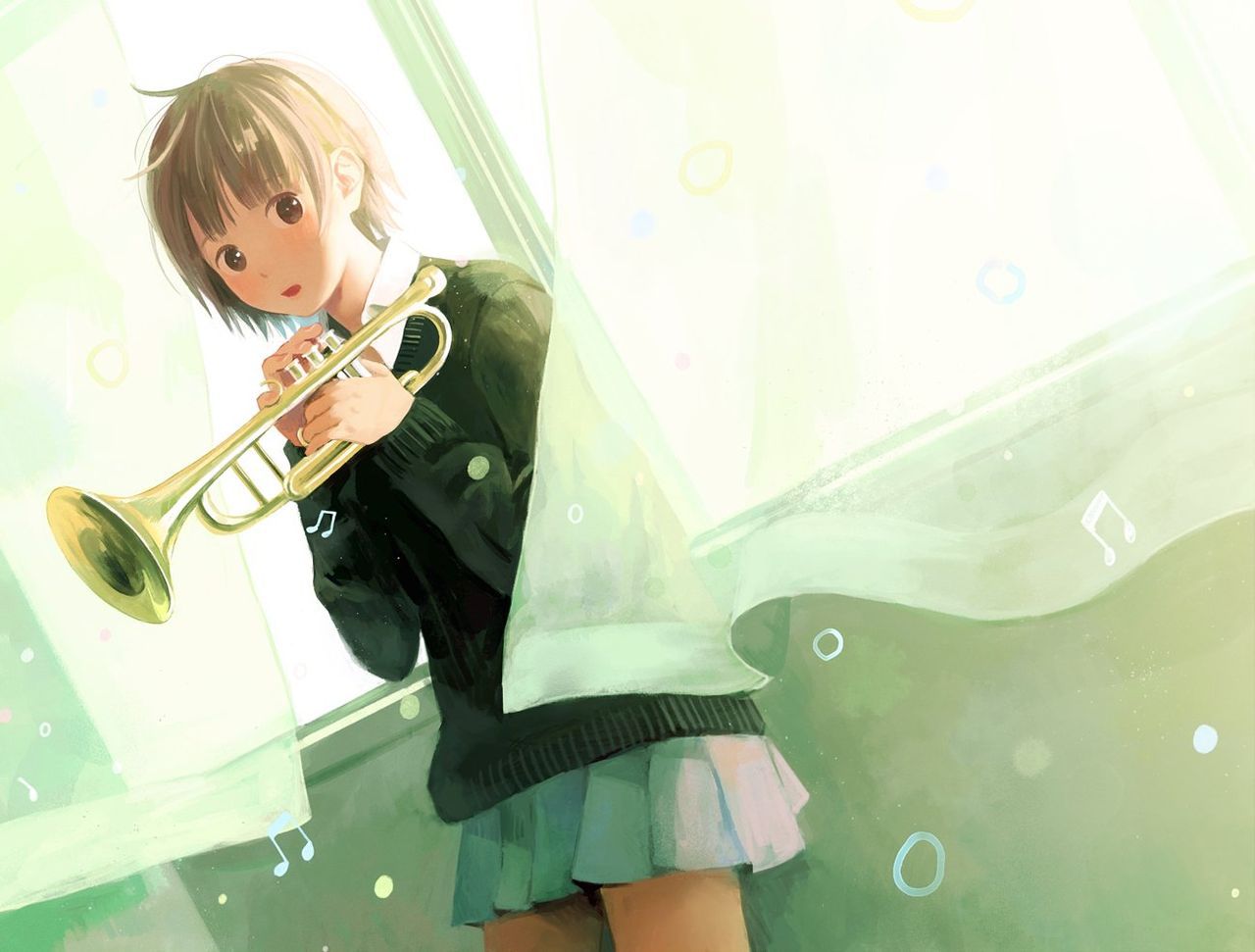 Secondary image of a cute girl with a musical instrument Part 4 [non-erotic] 26