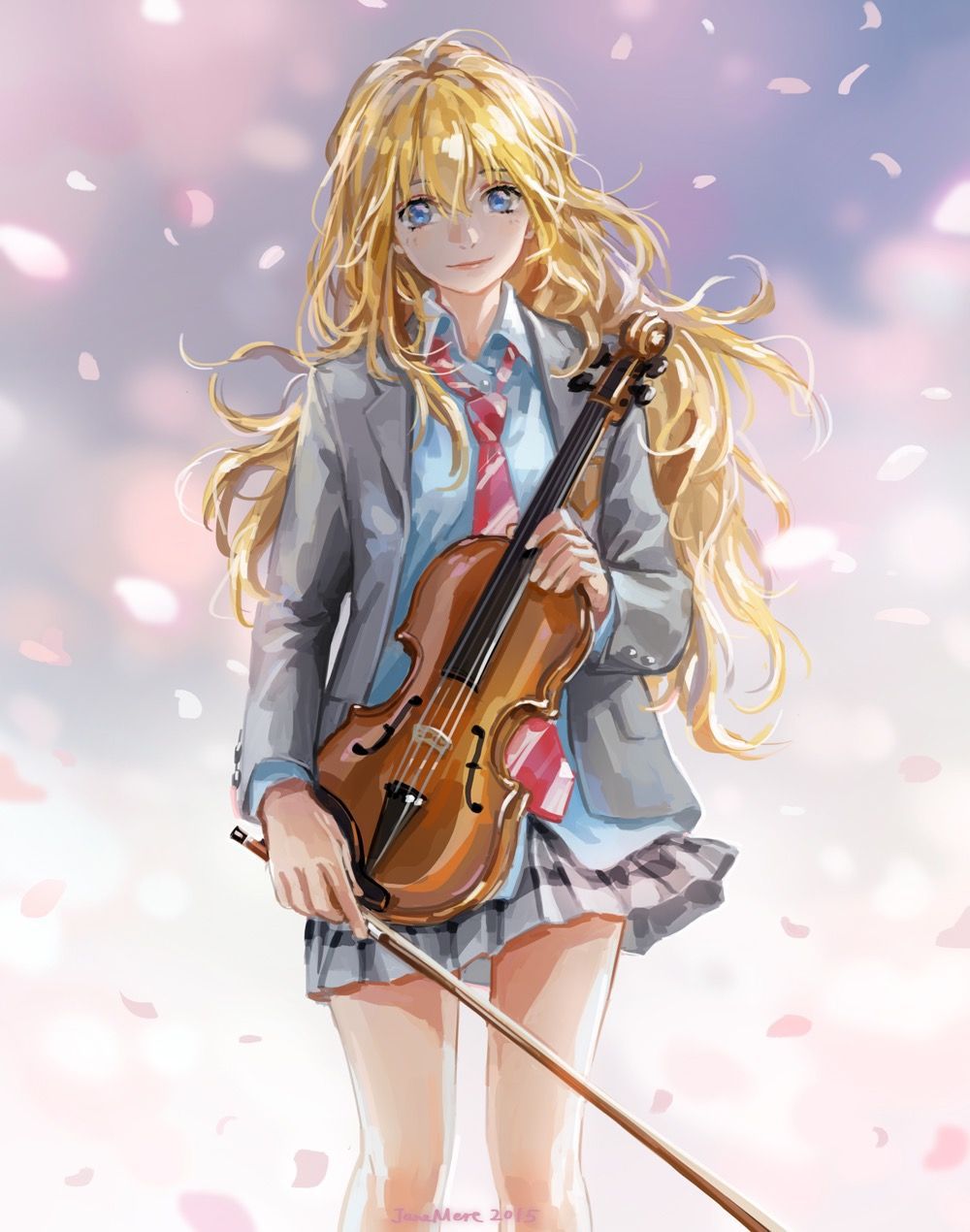 Secondary image of a cute girl with a musical instrument Part 4 [non-erotic] 8