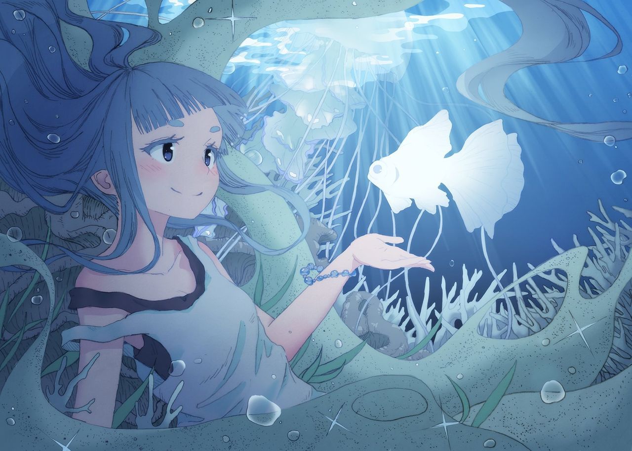 [Second Edition] cool secondary image of a cute girl that is diving in the water 3 [non-erotic] 1