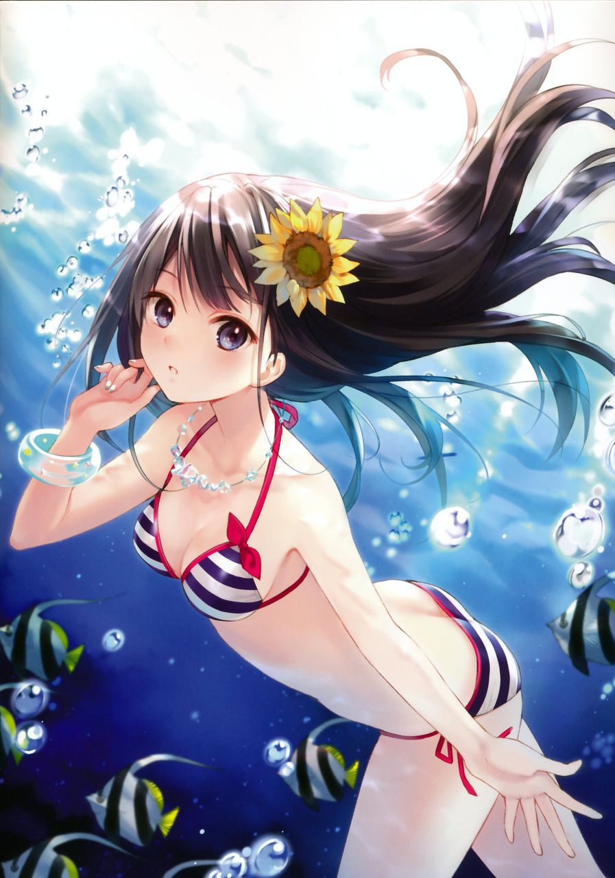 [Second Edition] cool secondary image of a cute girl that is diving in the water 3 [non-erotic] 18