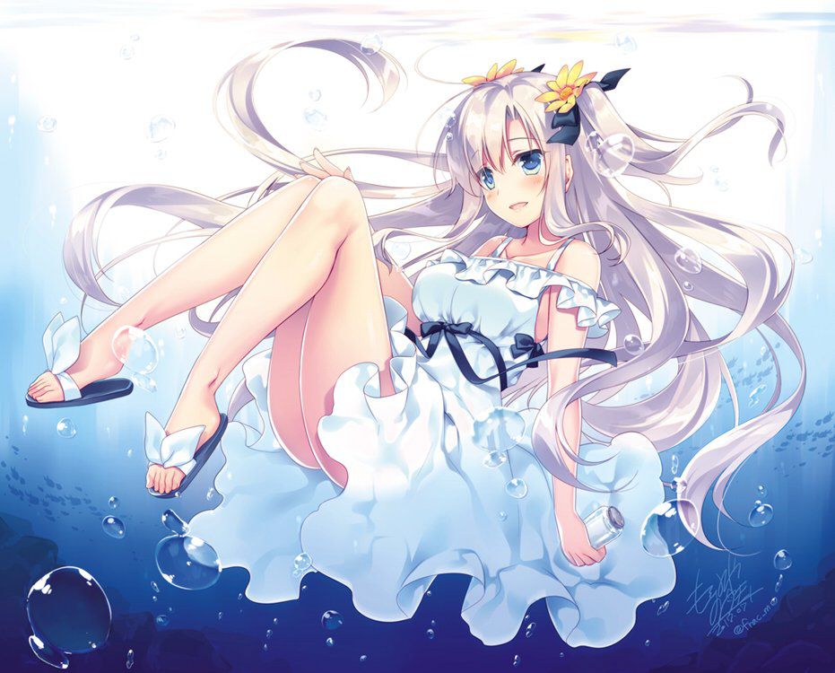 [Second Edition] cool secondary image of a cute girl that is diving in the water 3 [non-erotic] 23