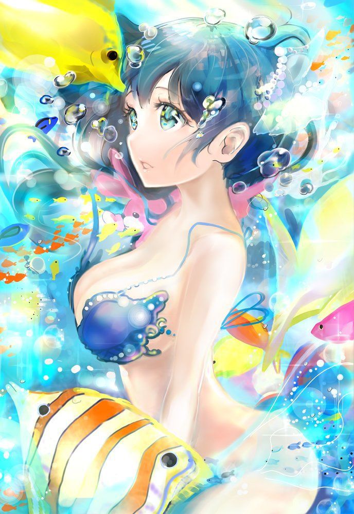 [Second Edition] cool secondary image of a cute girl that is diving in the water 3 [non-erotic] 27