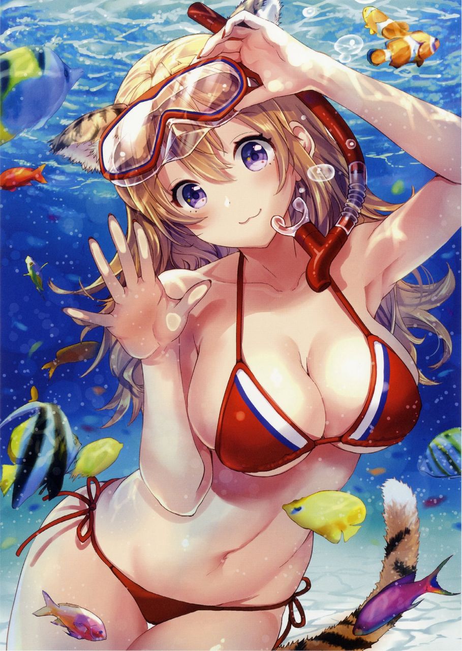 [Second Edition] cool secondary image of a cute girl that is diving in the water 3 [non-erotic] 35