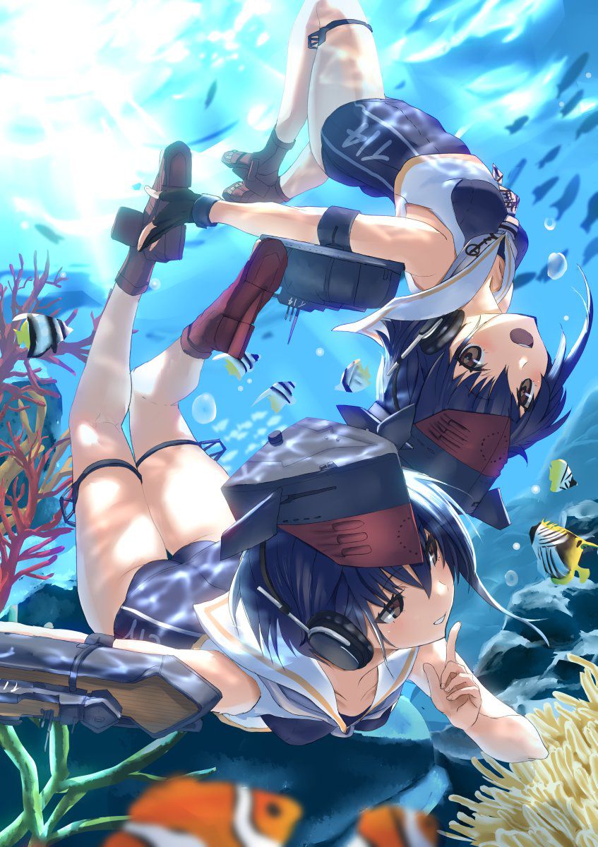 [Second Edition] cool secondary image of a cute girl that is diving in the water 3 [non-erotic] 5