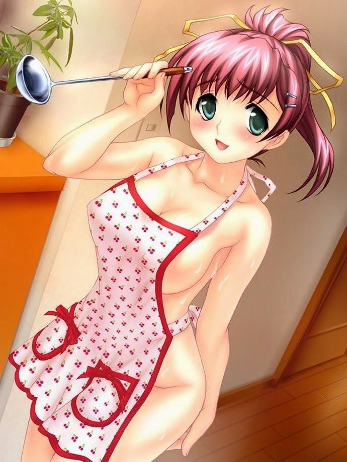 [2nd order] Beautiful girl secondary erotic image of a naked apron that becomes want to eat before rice 6 [nude apron] 8