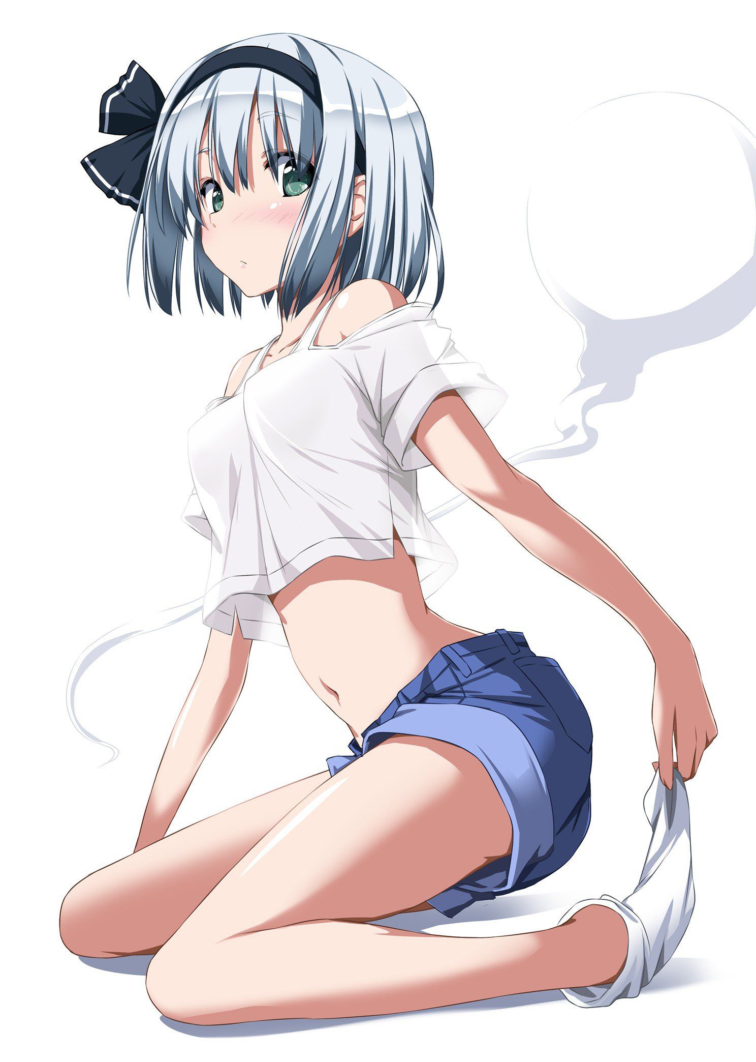 Beautiful girl secondary image of short pants that would be emphasized buttocks and thigh [second edition] [short pants, non-erotic] 10