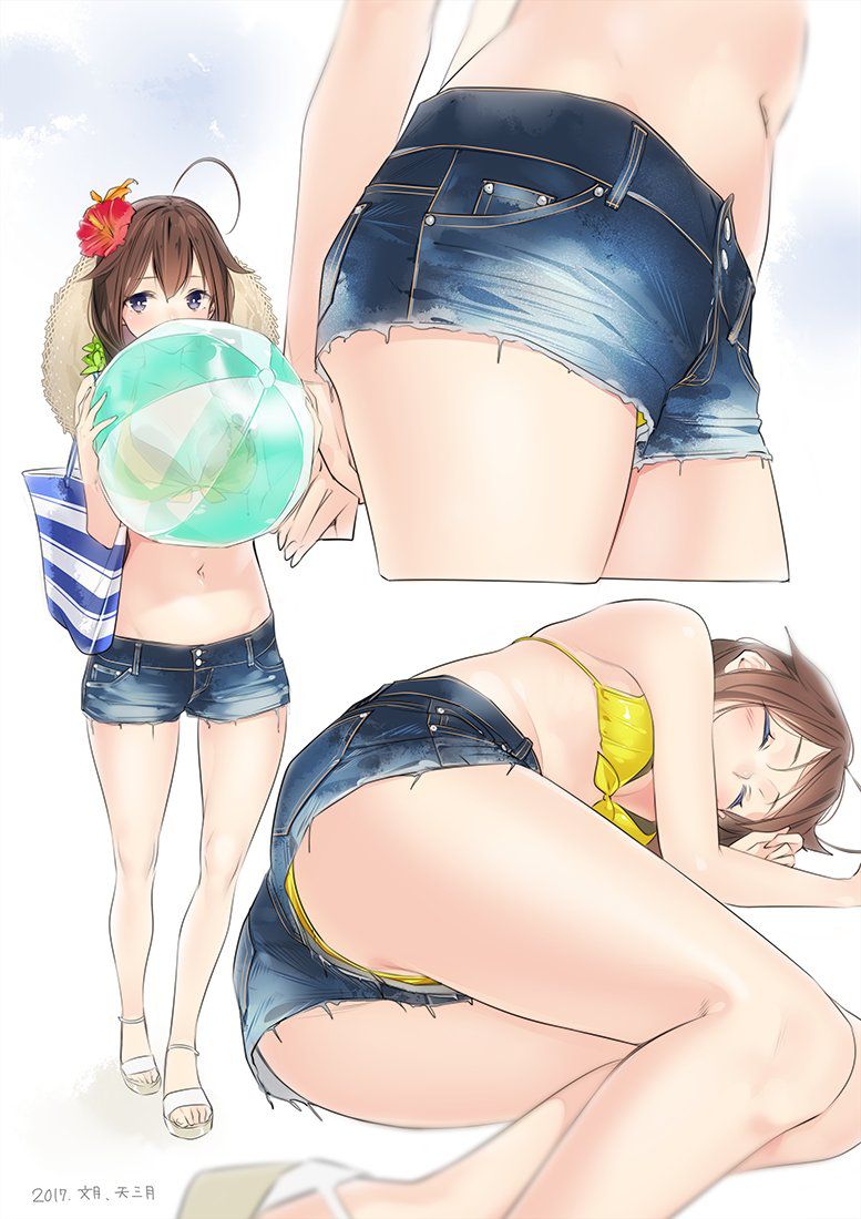 Beautiful girl secondary image of short pants that would be emphasized buttocks and thigh [second edition] [short pants, non-erotic] 27