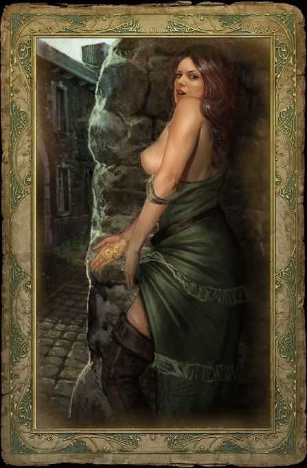 The Witcher 1 Romance Cards - Censored, Uncensored, Artbook 26