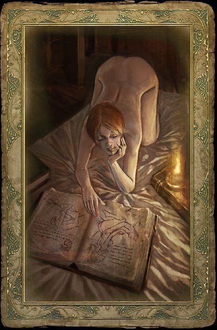 The Witcher 1 Romance Cards - Censored, Uncensored, Artbook 32