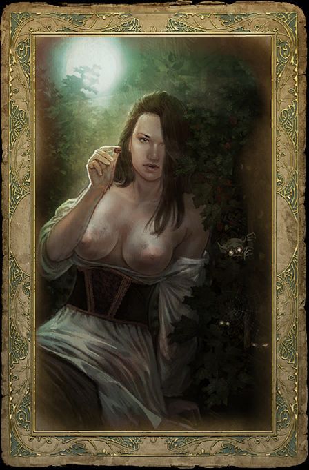 The Witcher 1 Romance Cards - Censored, Uncensored, Artbook 7