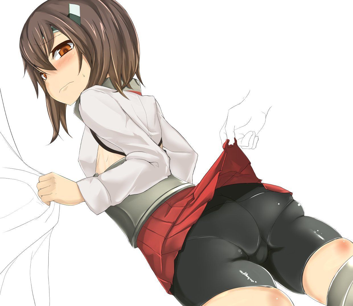 [2nd] Second erotic image of a girl spats in close contact with the Chile the lower body of the pants 4 [spats] 12