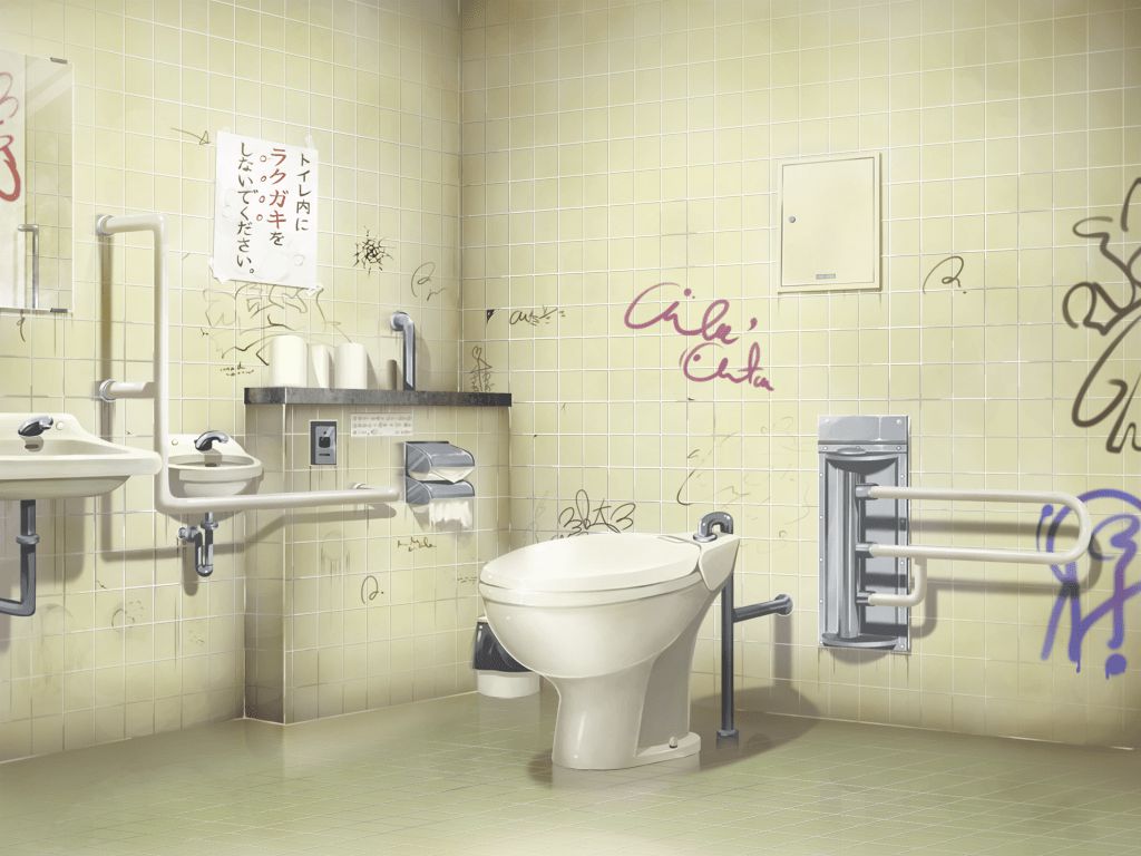 Background 【 toilet 】 background image of toilet and lavatory that can be used to create erotic Photoshop 10