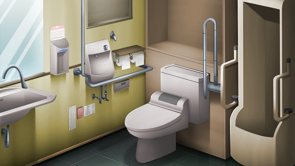 Background 【 toilet 】 background image of toilet and lavatory that can be used to create erotic Photoshop 3