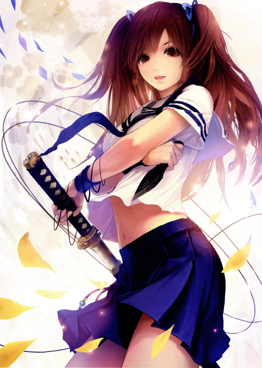 Secondary erotic pictures of girls with weapons 7 [swords, etc.] 29