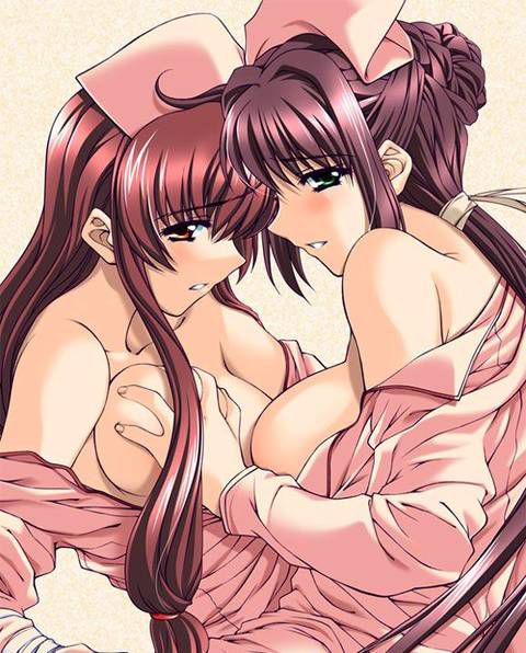 [105 Reference images] No matter how erotic it is yuri Lesbian image that flirting in girls each other.... 4 36