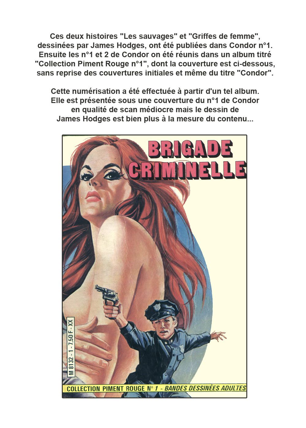 Condor- Volume 1 - Griffes de Femme [French] 2