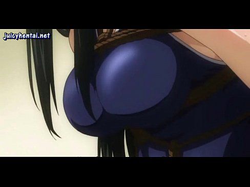 Lascive anime babe gets roped up and touched - 5 min 13