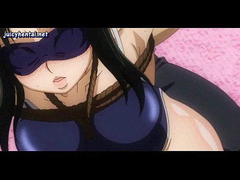 Lascive anime babe gets roped up and touched - 5 min 6