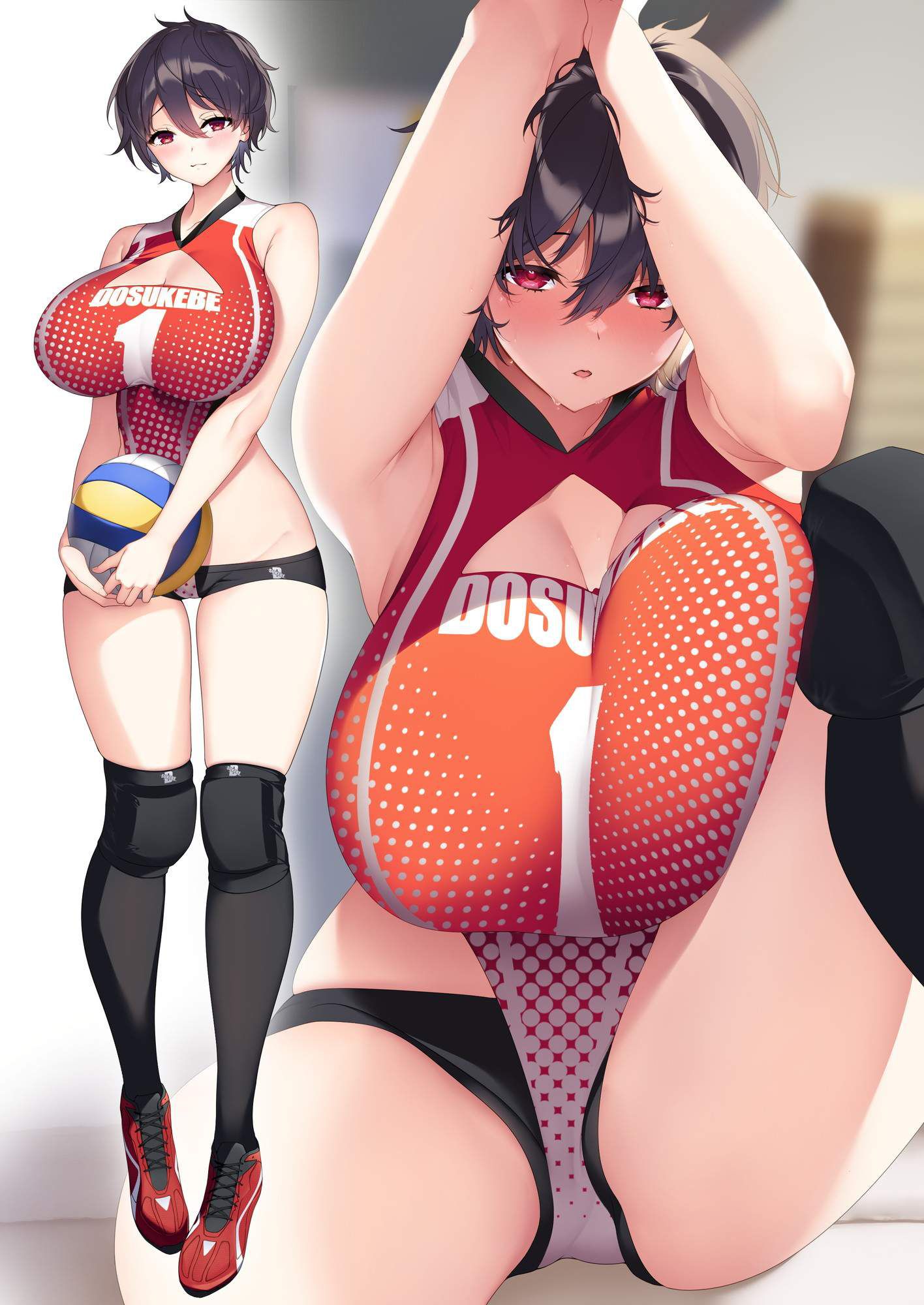 Are you always doing your best in a sweaty and tight uniform?! Volleyball Club Women ♪ 1