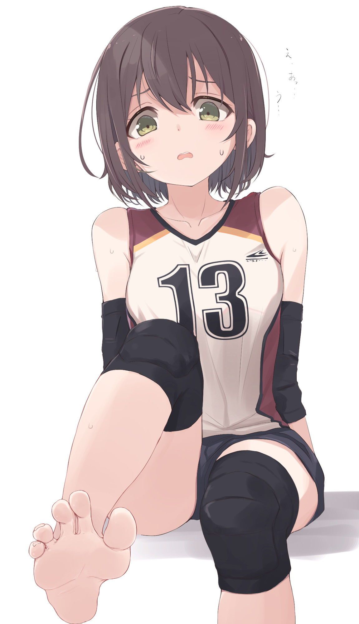 Are you always doing your best in a sweaty and tight uniform?! Volleyball Club Women ♪ 10