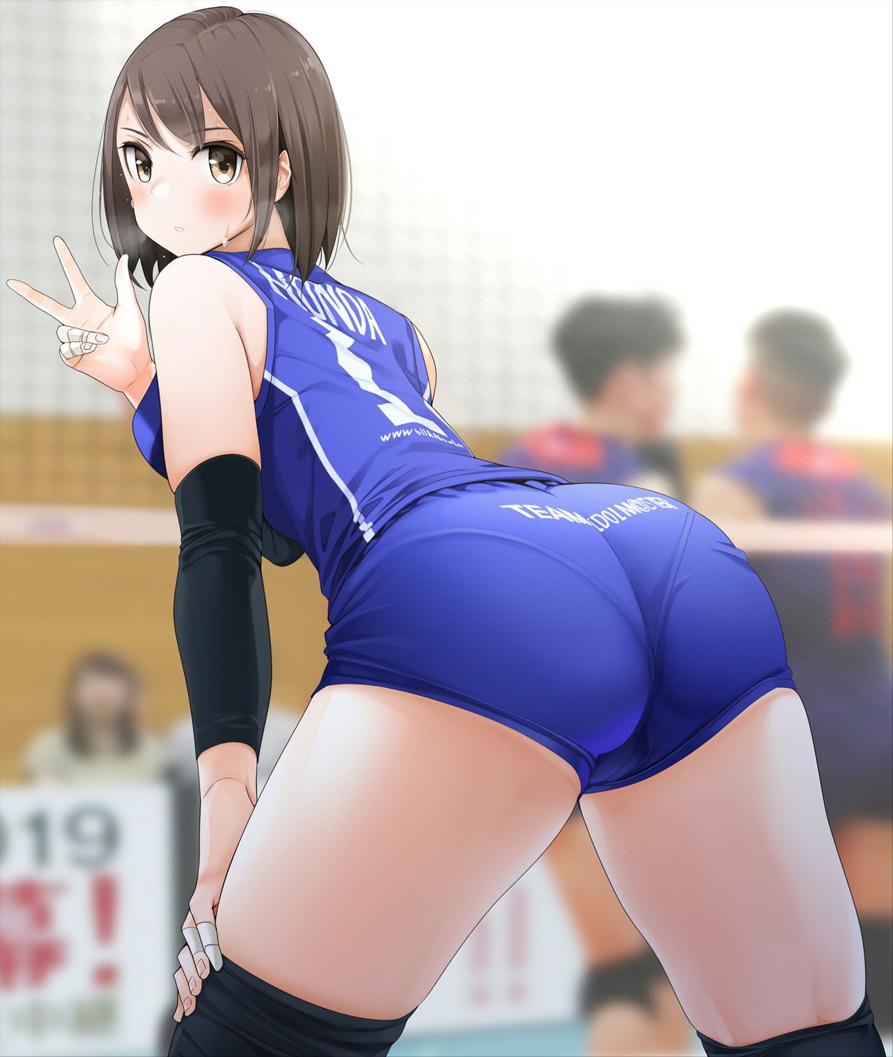 Are you always doing your best in a sweaty and tight uniform?! Volleyball Club Women ♪ 24